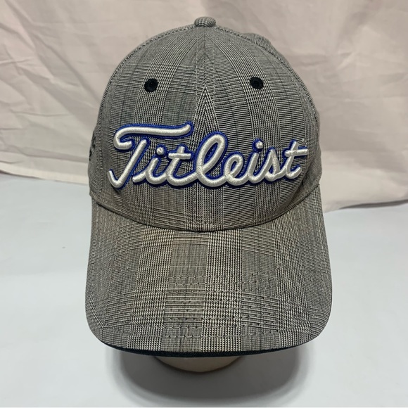 Titleist Golf Hat Performance Golf Tour, Plaid Adjustable, One Size, Adult Cap, - Picture 9 of 9